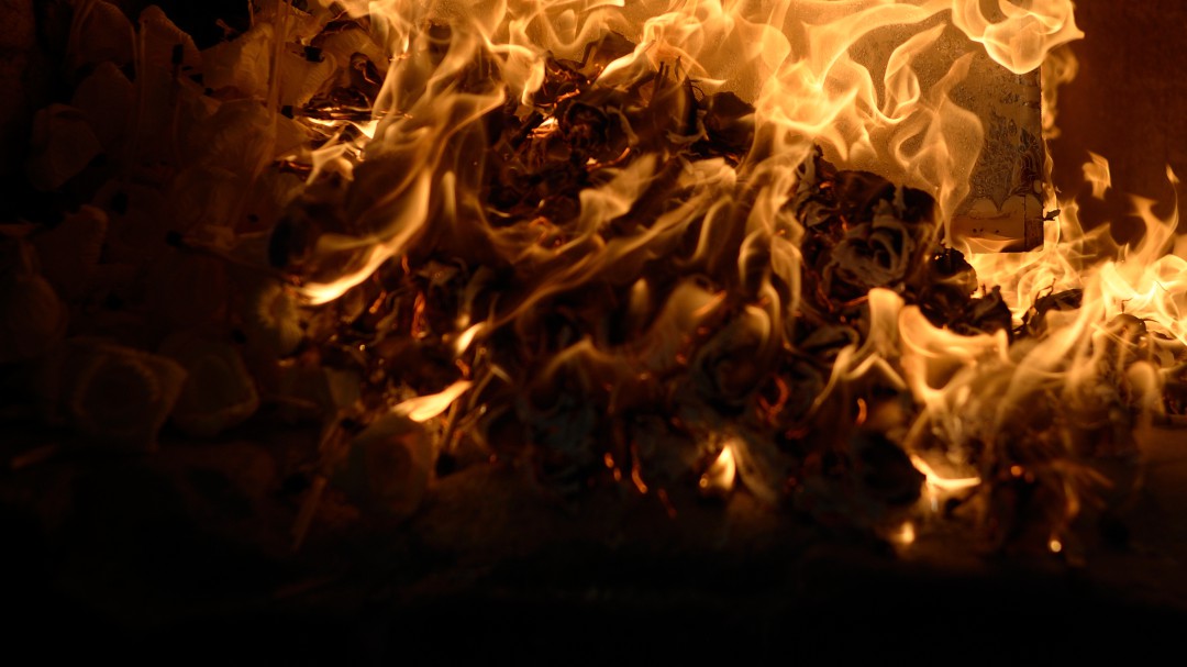 Incineración y esterilización